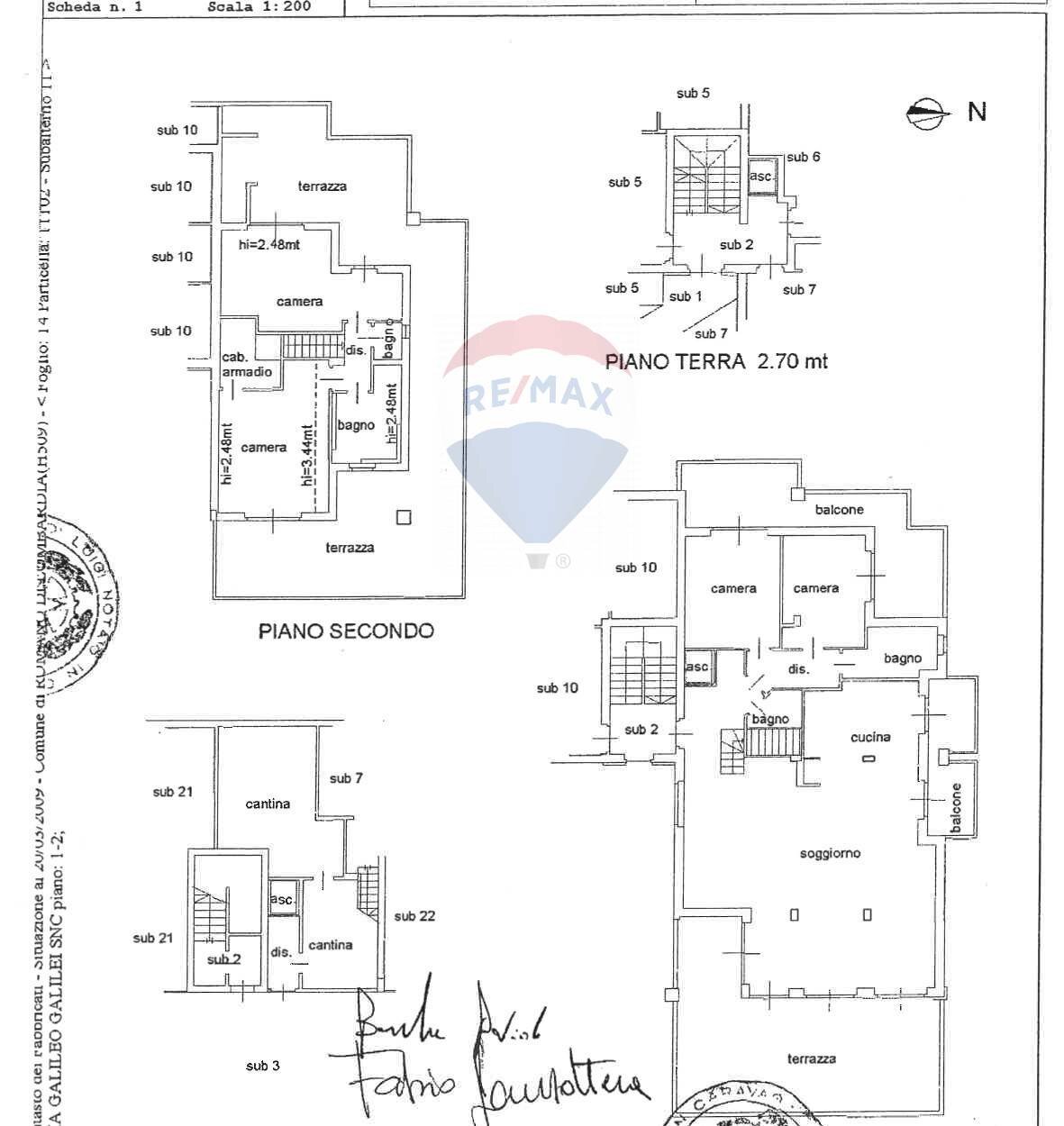Pianta 2D - Attico Via Galileo Galilei
 
7, Romano di Lombardia - planimetria 1
