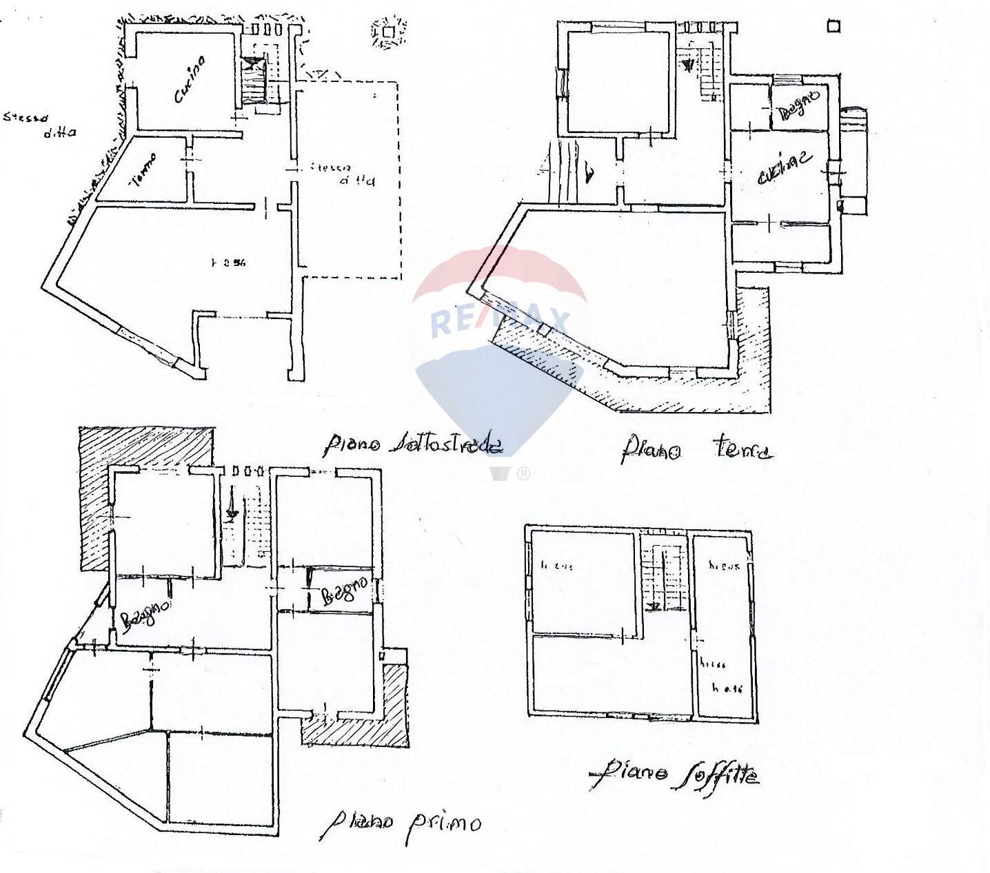 Pianta 2D - Villa via San Leo
 
snc, Sassoferrato - floor plans 1