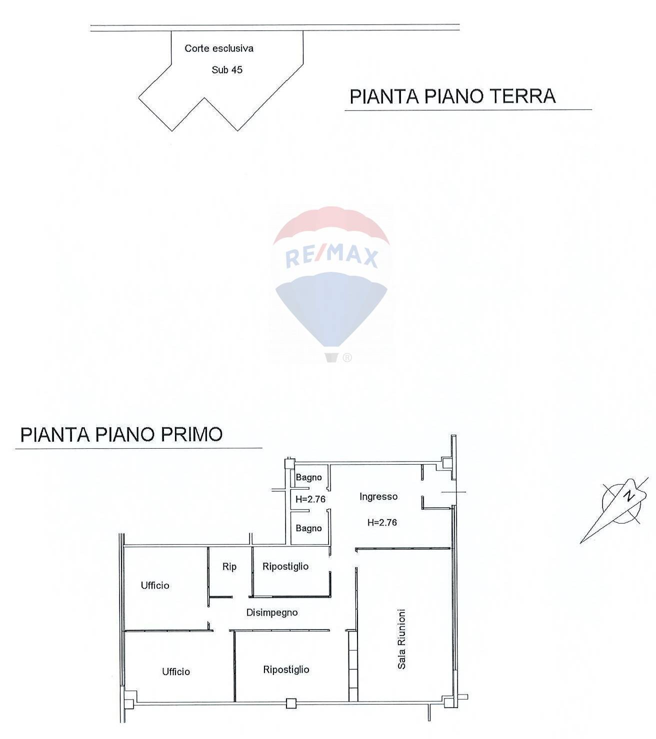 Pianta 2D - Ufficio Falconara Marittima - planimetria 1