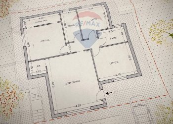 Pianta 2D - Quadrilocale Camerata Picena - foto 21