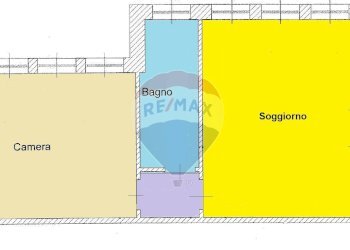 Pianta 2D - Trilocale Ancona - foto 4