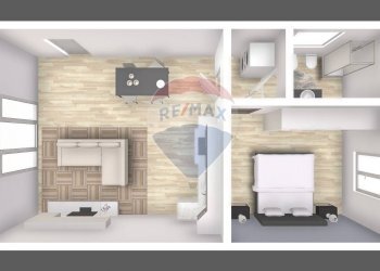 Pianta 3D - Bilocale Motta Visconti - foto 3