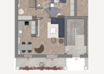 Pianta 2D - Trilocale via delle grazie, Albuzzano - foto 14