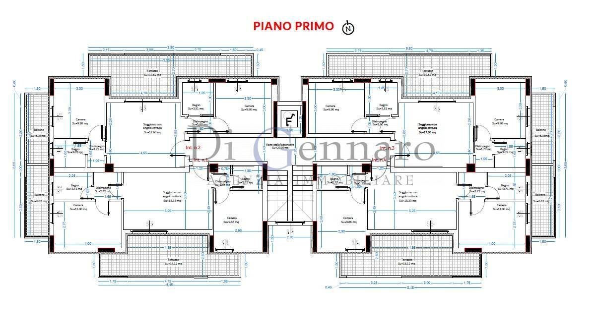 Foto 33 - Trilocale Via mazzini, Alba Adriatica - planimetria 1