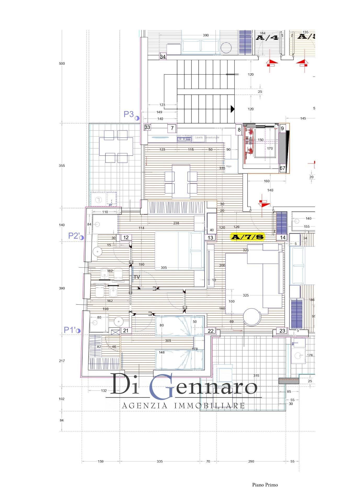 Foto 28 - Three-room apartment Lungomare sirena, Tortoreto - floor plans 1
