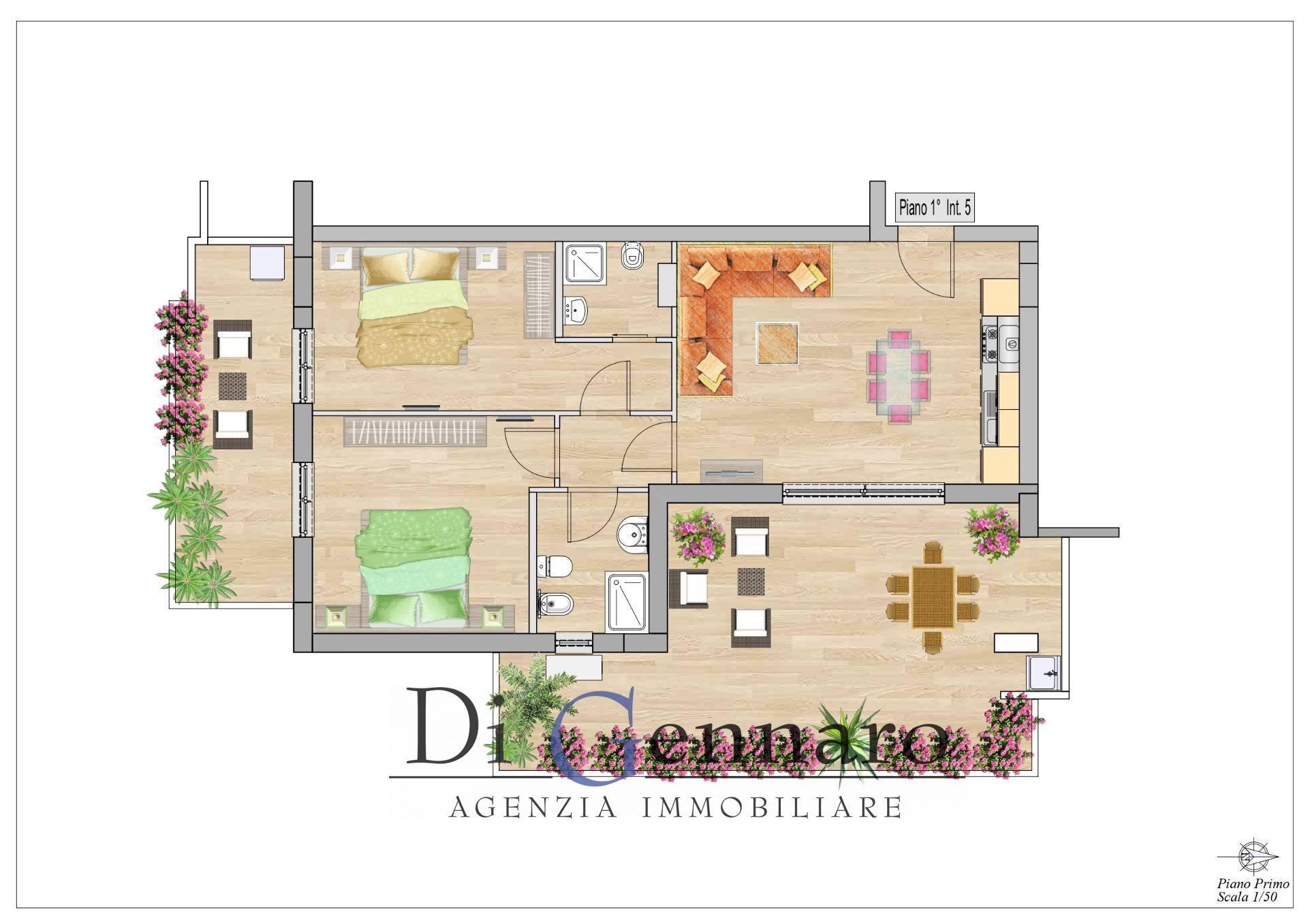 Foto 11 - Appartamento via Isonzo, Tortoreto - planimetria 1