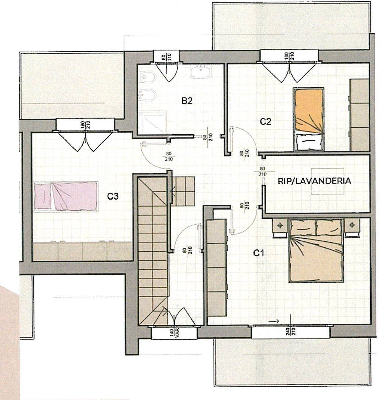 Foto 11 - Villa via Generale dalla Chiesa
 
4, San Maurizio Canavese - planimetria 1