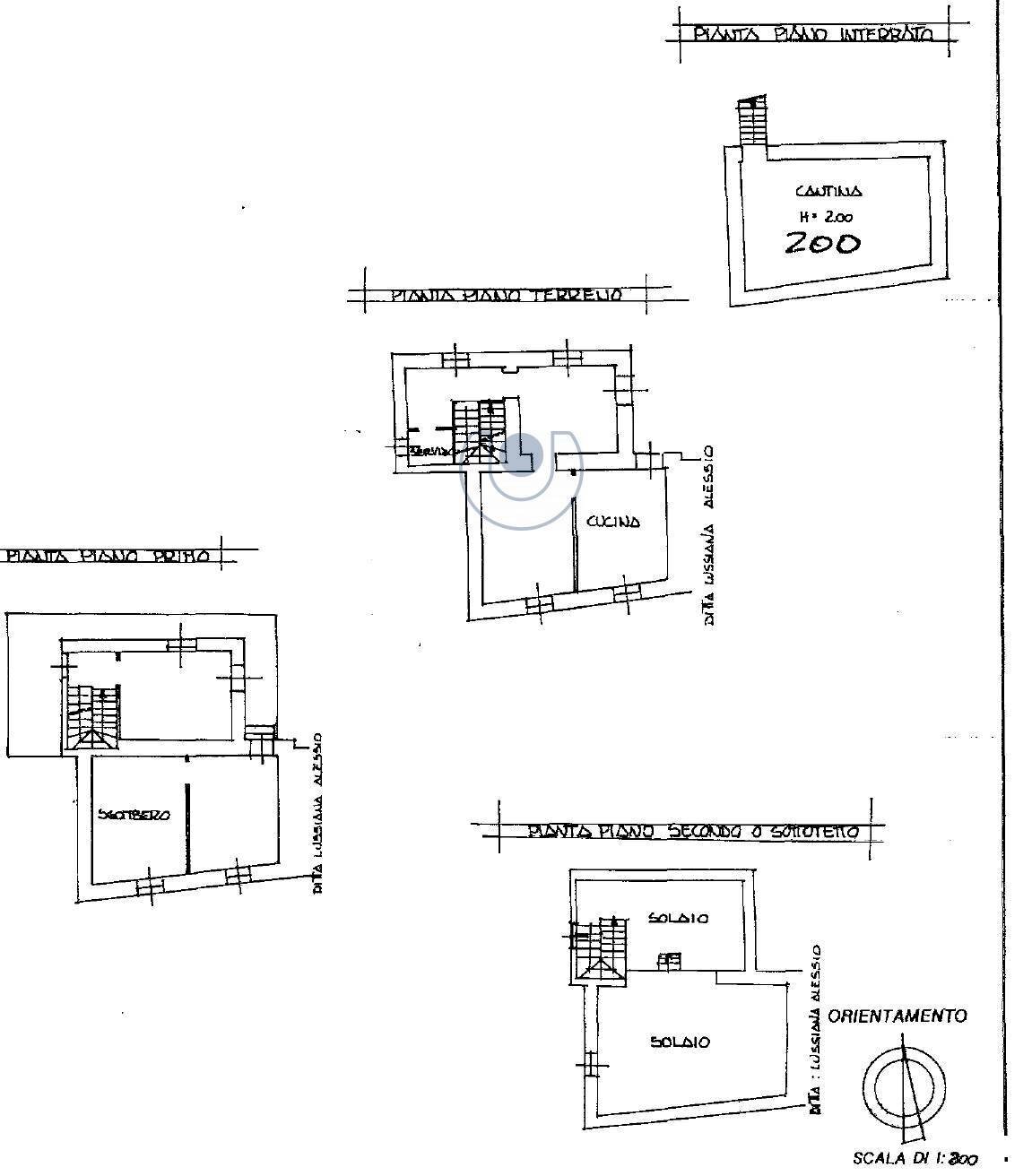 Foto 23 - Casa semi indipendente via calvettera, Giaveno - planimetria 1