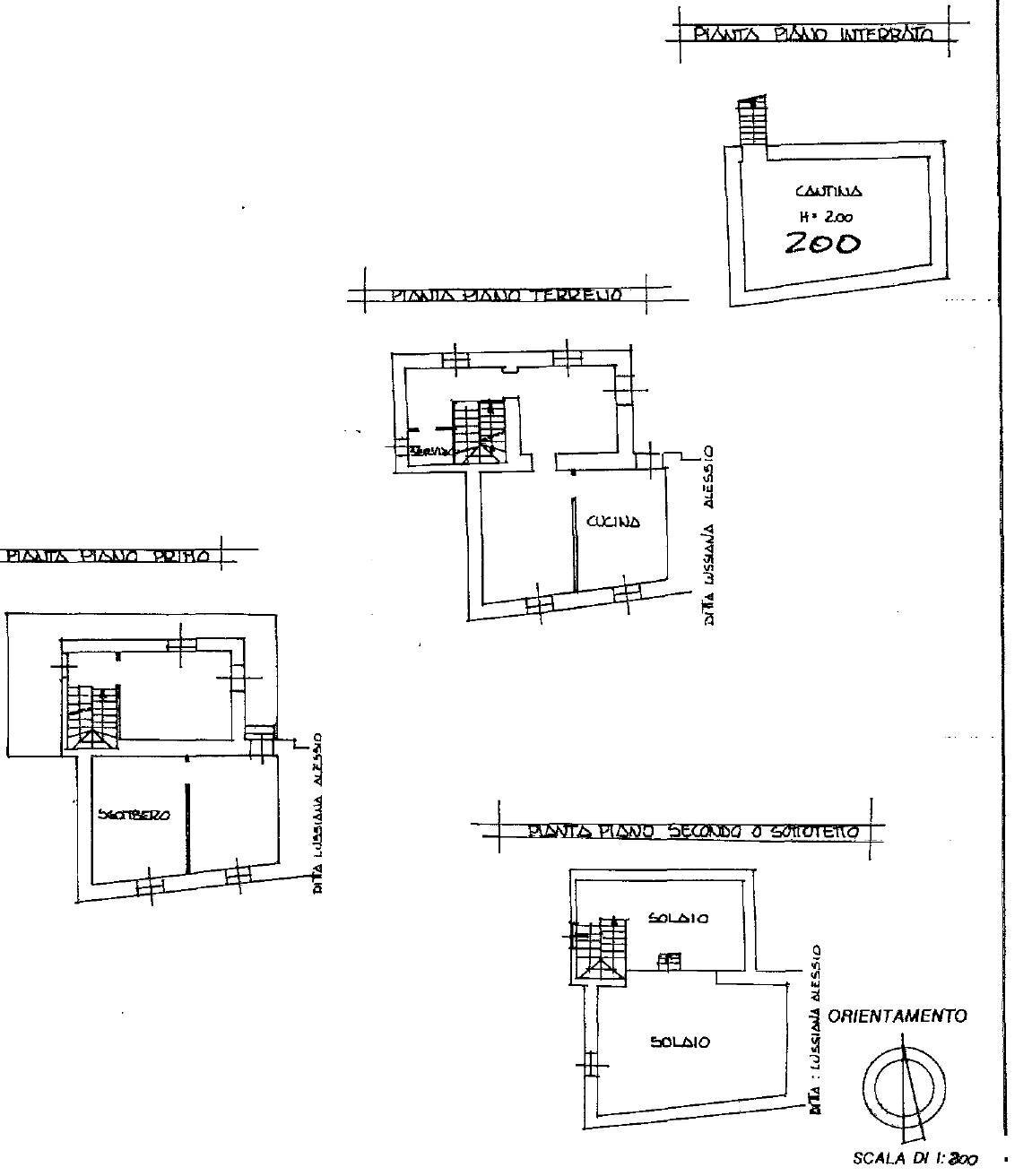 Foto 23 - Casa semi indipendente via calvettera, Giaveno - planimetria 1