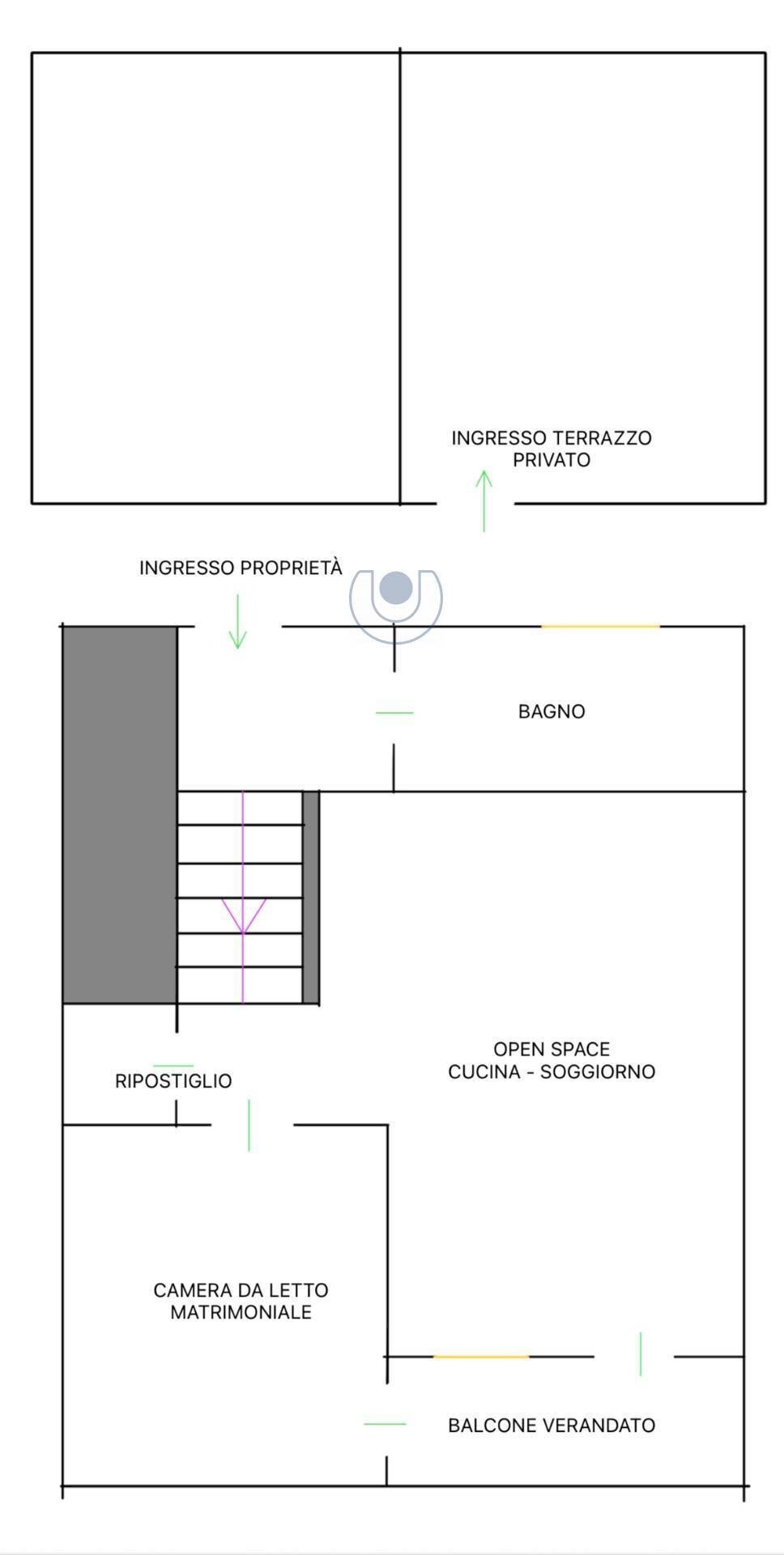 Foto 31 - Trilocale via freinetto
 
51, Coazze - planimetria 1