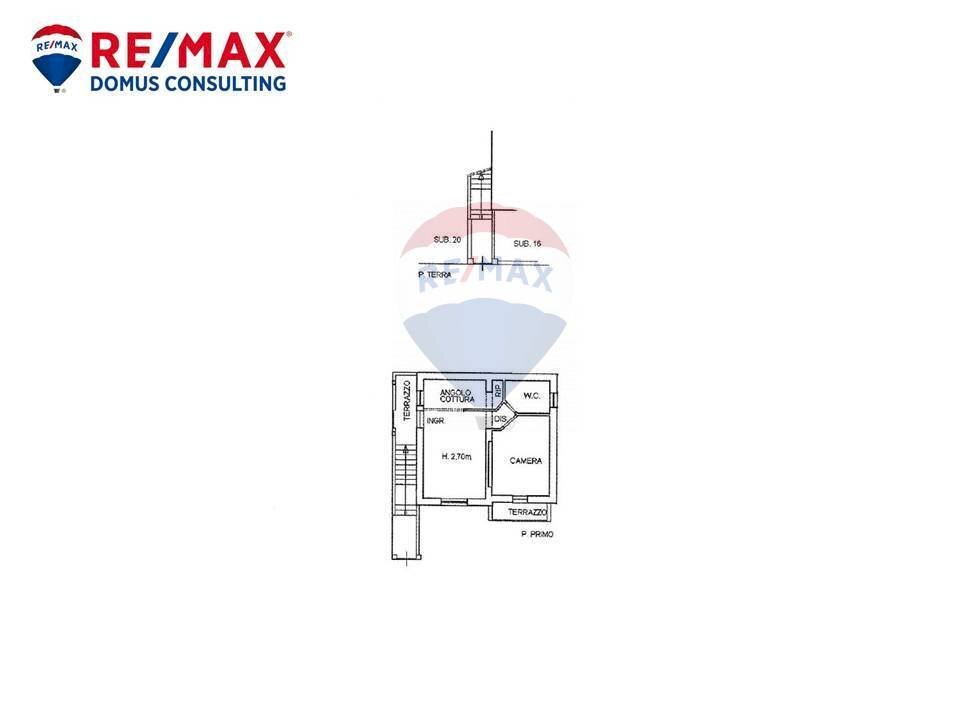 Pianta 2D - Quadrilocale Bagni di Lucca - planimetria 1