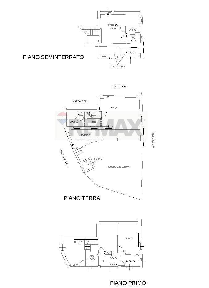 Pianta 2D - Casa indipendente VIA LUPO LUPARI
 
42, Bagni di Lucca - planimetria 1