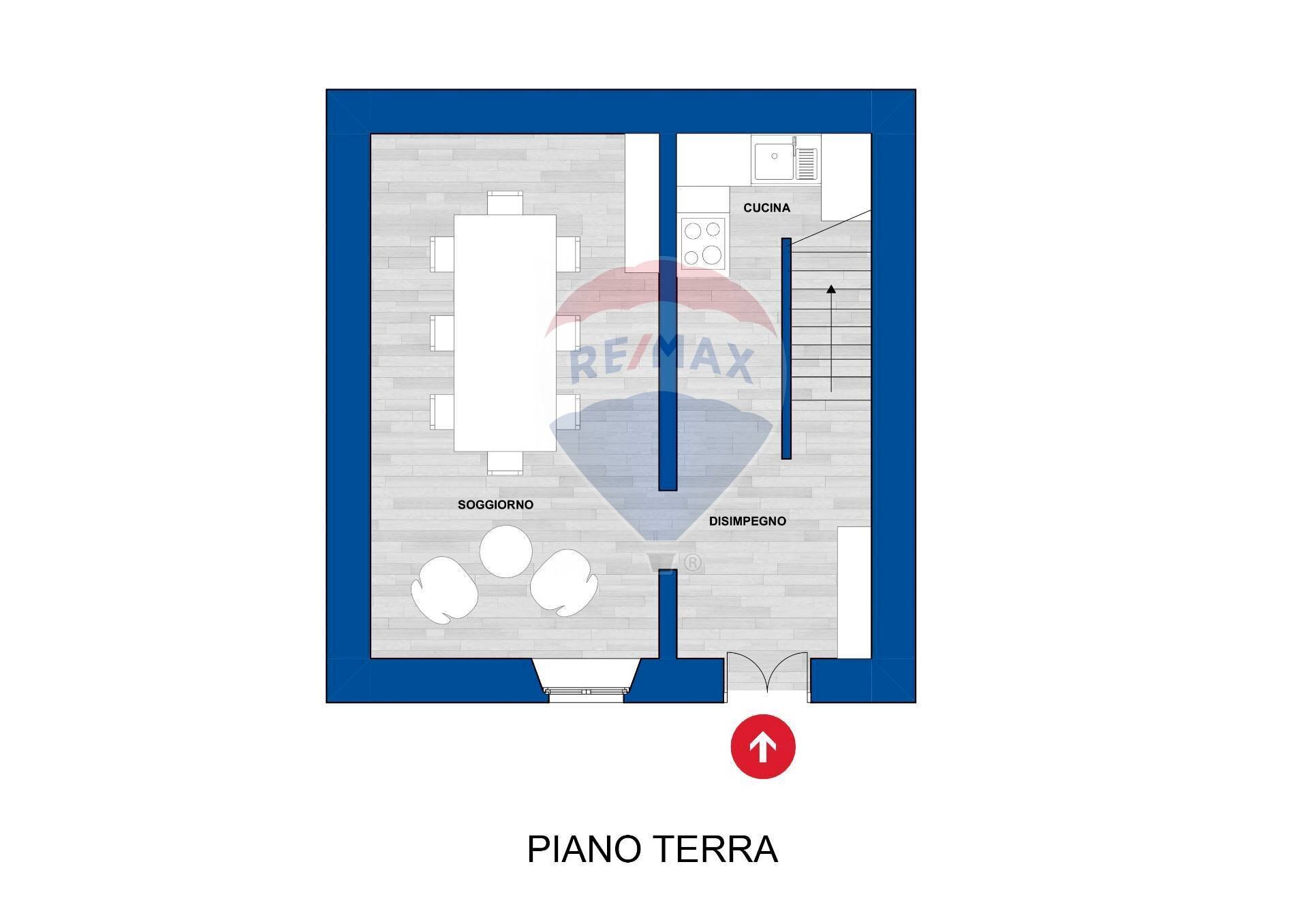 Pianta 2D - Casa indipendente Piazza Santa Croce
 
3, Sennori - planimetria 1