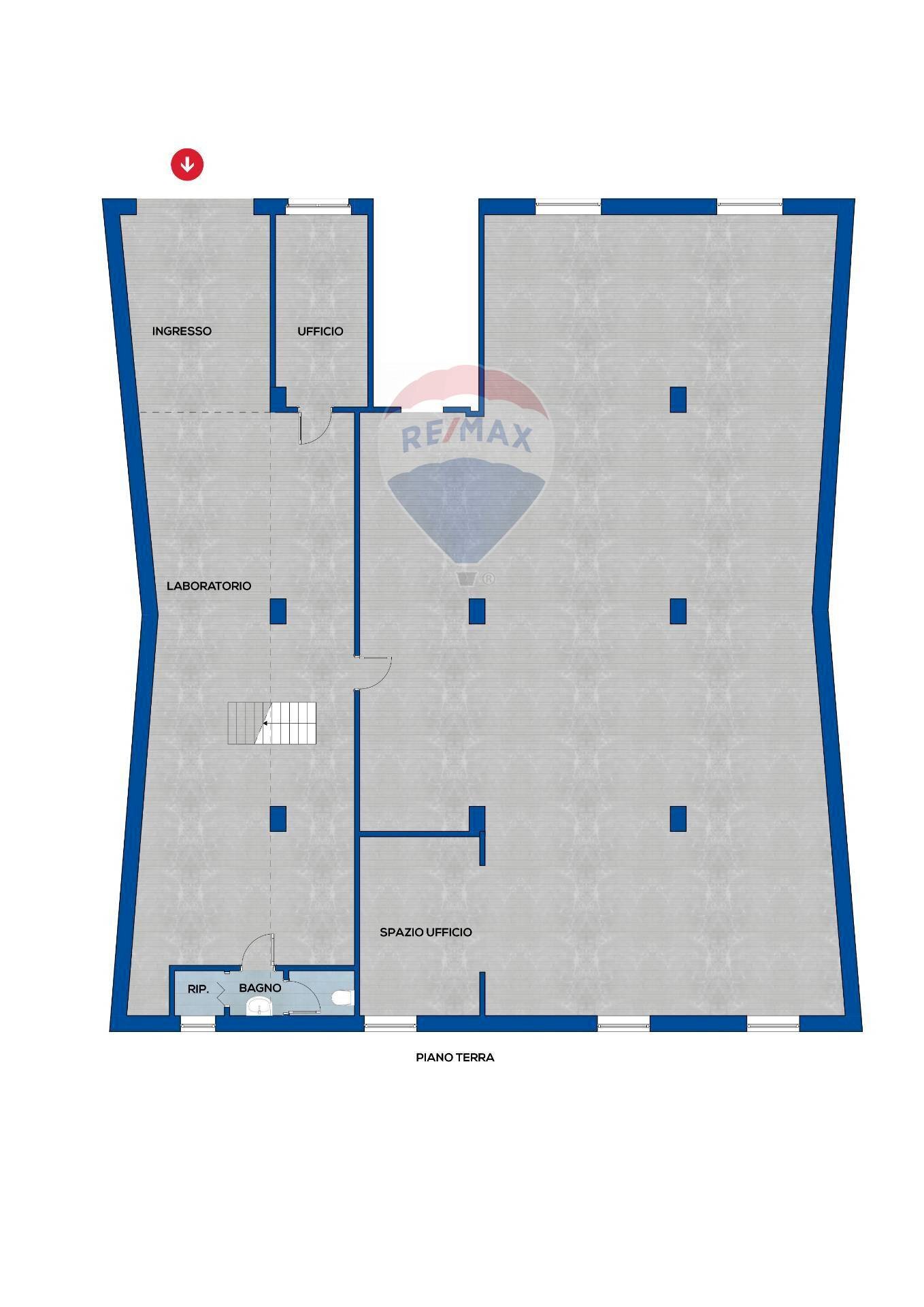 Pianta 2D - Locale Commerciale Via Renzo Mossa
 
17, Sassari - planimetria 1