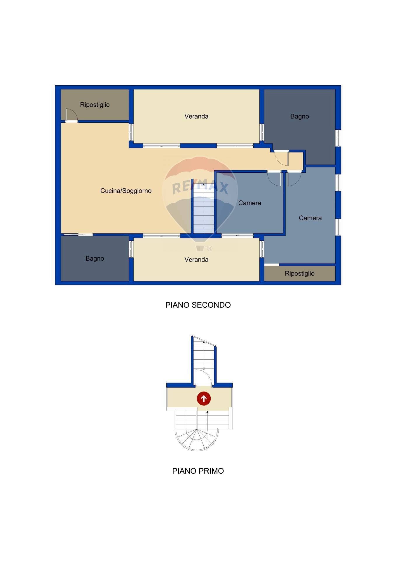 Pianta 2D - Casa indipendente Usini - planimetria 1