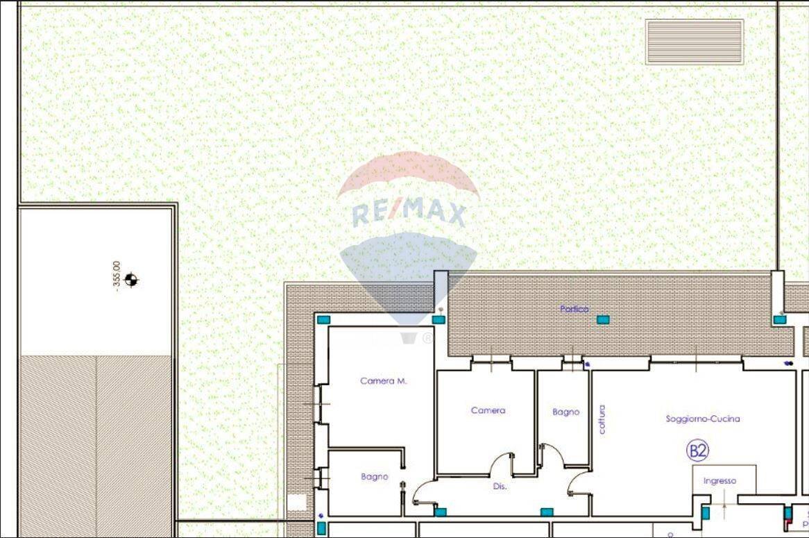 Pianta 2D - Three-room apartment Via Cristoforo Colombo, Cesano Maderno - floor plans 1