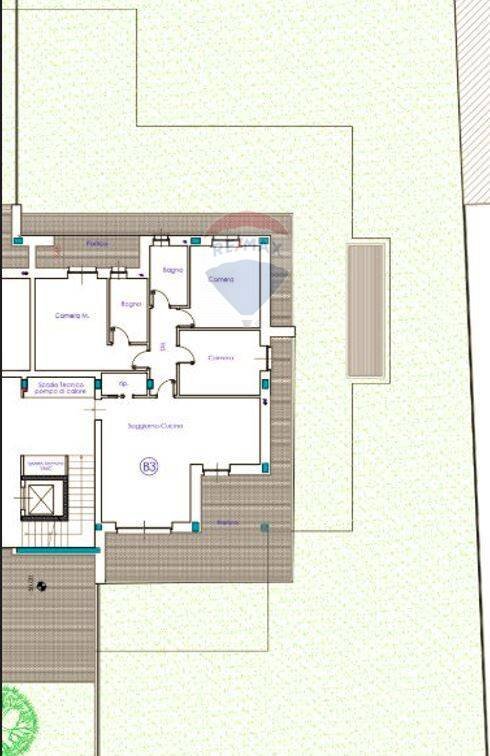 Pianta 2D - Quadrilocale Cesano Maderno - planimetria 1