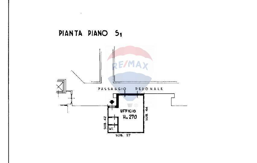 Pianta 2D - Monolocale Via San Martino
 
67, Rho - planimetria 1