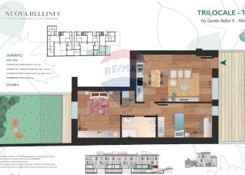 Pianta 2D - Three-room apartment Via Gentile Bellini
 
8, Milano - photo 2