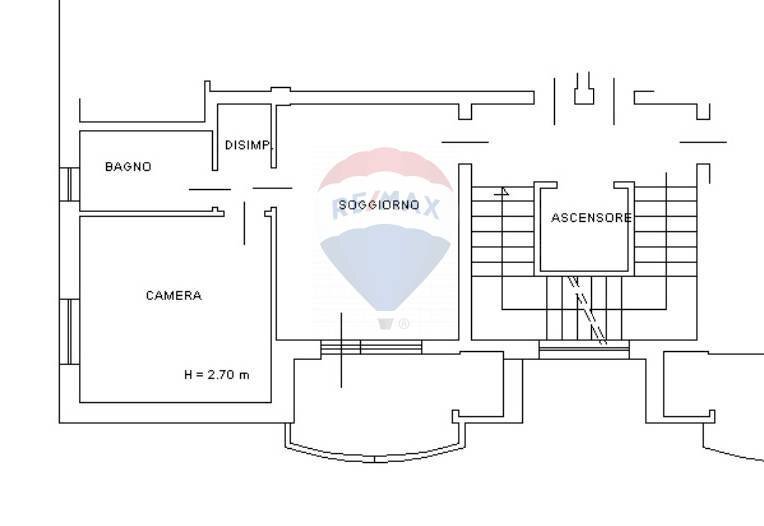Pianta 2D - Two-room apartment VIA PARADIGNA
 
69, Parma - floor plans 1
