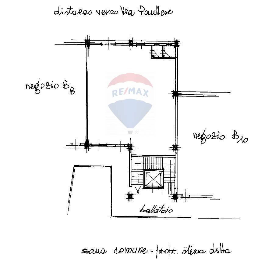 Pianta 2D - Commercial Premises Via Angelo Moro
 
121, San Donato Milanese - floor plans 1