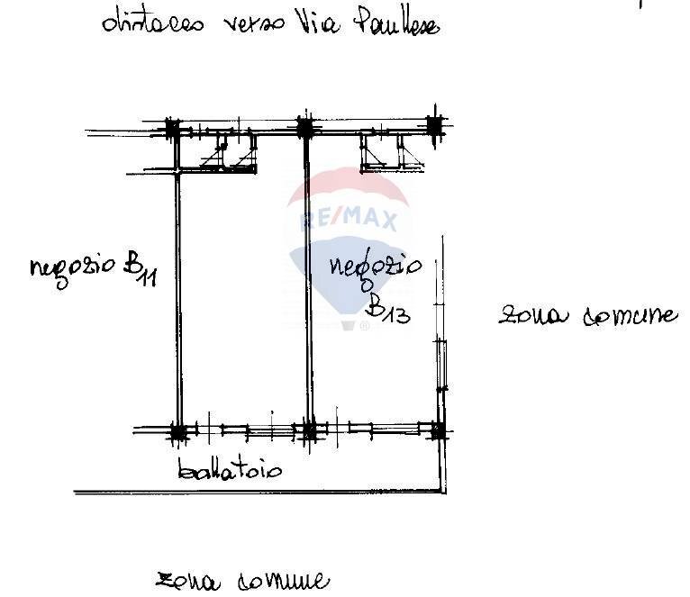Pianta 2D - Commercial Premises Via A. Moro
 
121, San Donato Milanese - floor plans 1