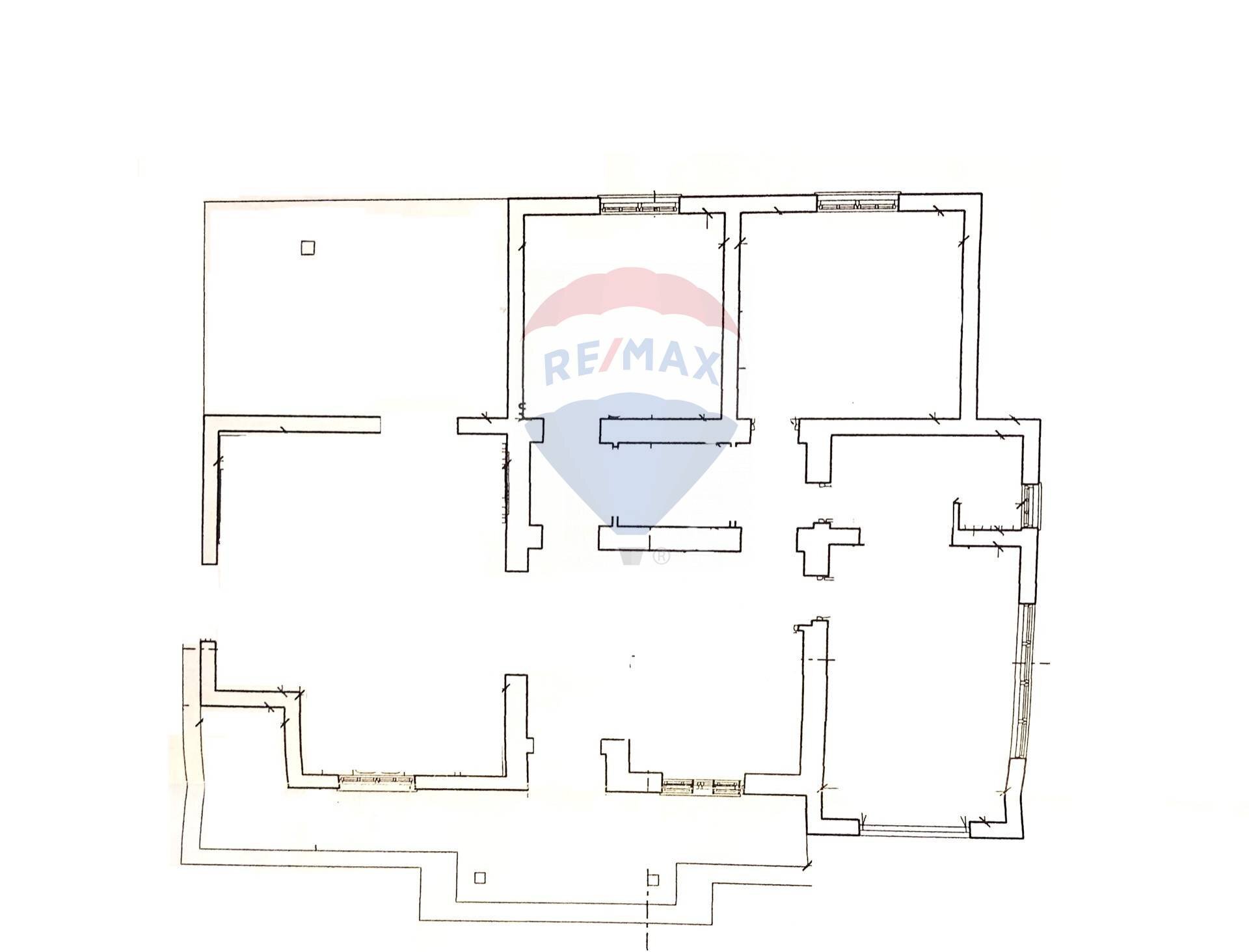 Pianta 2D - Villa via Sant'Angelo, Fragneto Monforte - planimetria 1