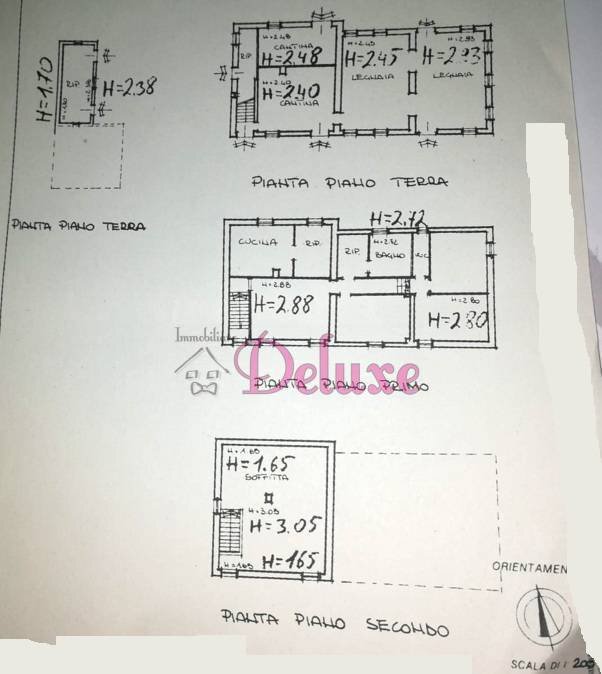 Foto 28 - Independent house contrada Piangiano, Treia - floor plans 1