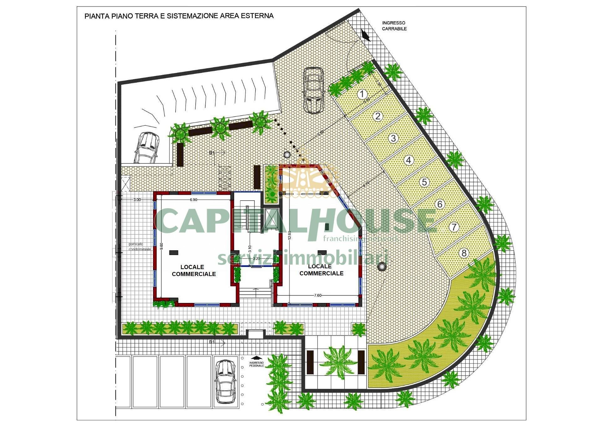 Foto 13 - Commercial Premises Via Umberto Saba, San Nicola la Strada - floor plans 1