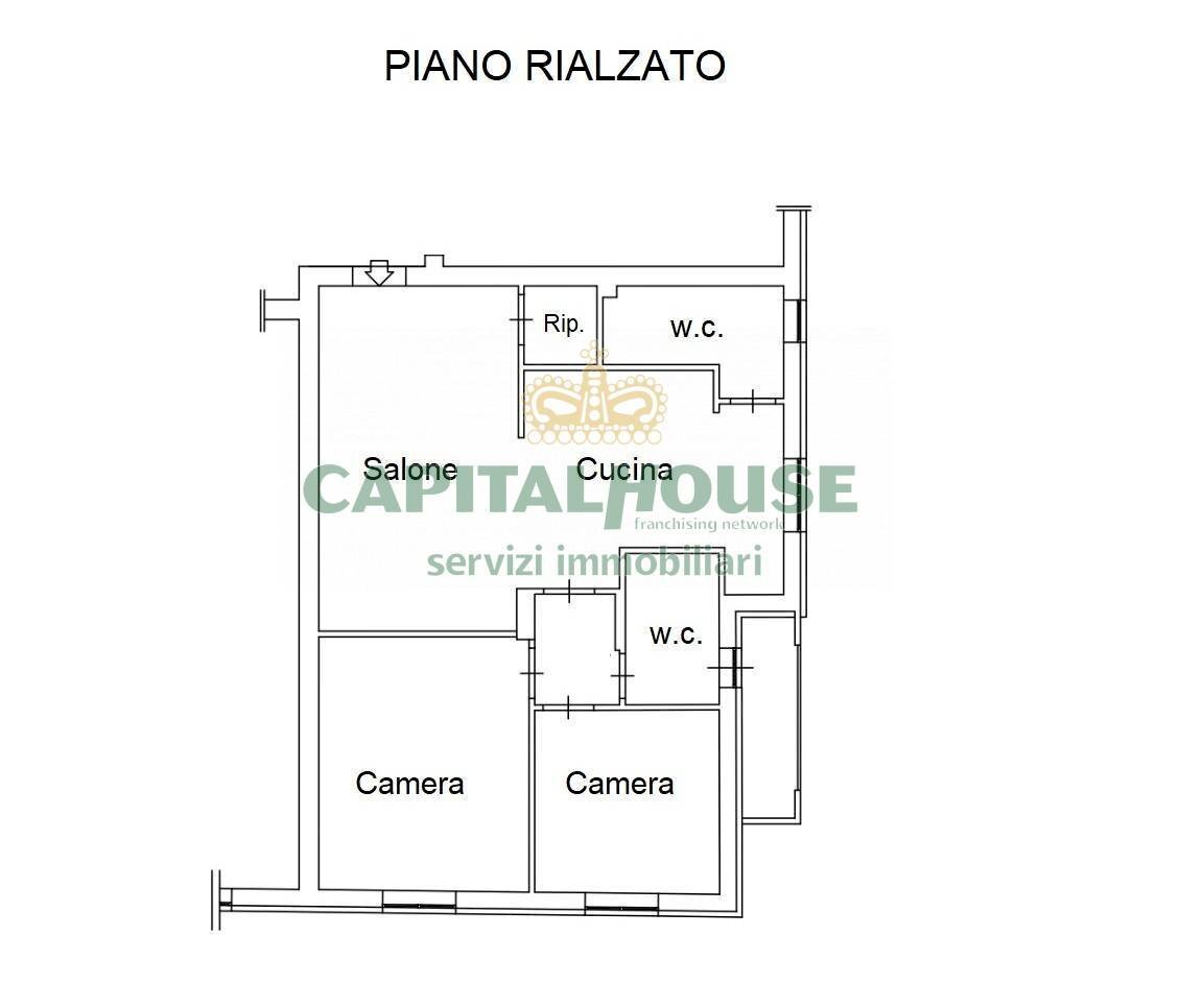 Foto 13 - Three-room apartment Via Einaudi, San Nicola la Strada - floor plans 1