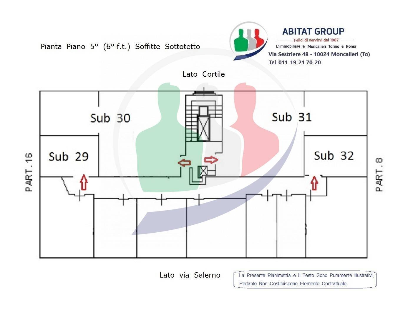 Foto 15 - Attic Via Salerno
 
5, Torino - floor plans 1