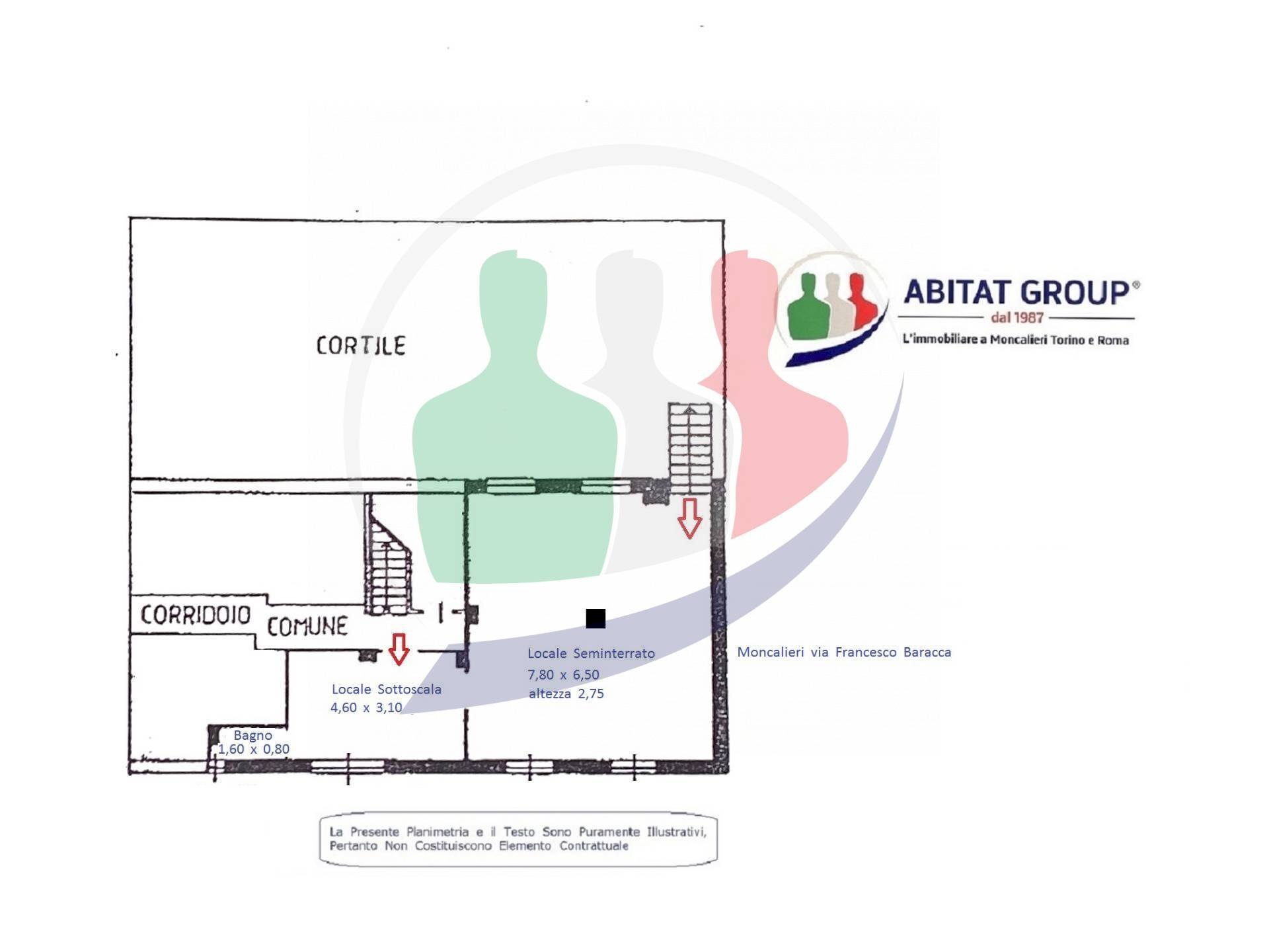 Foto 9 - Magazzino Via Baracca
 
20, Moncalieri - planimetria 1