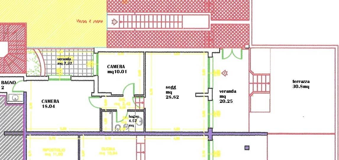 Foto 4 - Four-room apartment TERRATA LE DUNE, Golfo Aranci - floor plans 1