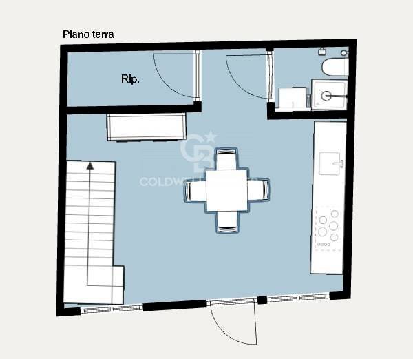 Foto 18 - Two-room apartment Via Giuseppe Garibaldi, Campo nell'Elba - floor plans 1