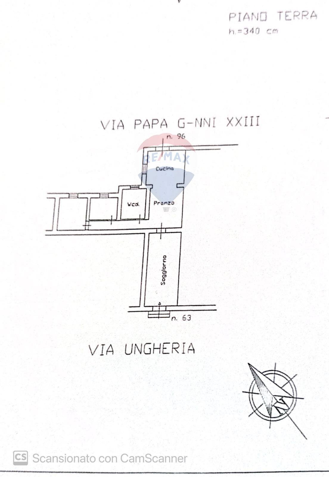 Pianta 2D - Apartment via Papa Giovanni XXIII
 
94, Terrasini - floor plans 1