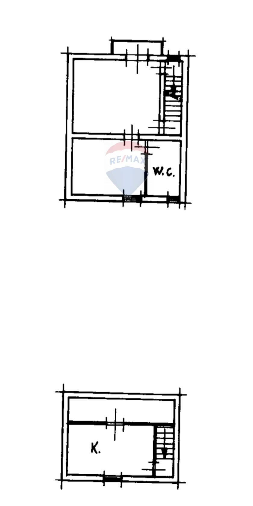 Pianta 2D - Semi-detached house Via Umberto Maddalena
 
68, Palermo - floor plans 1