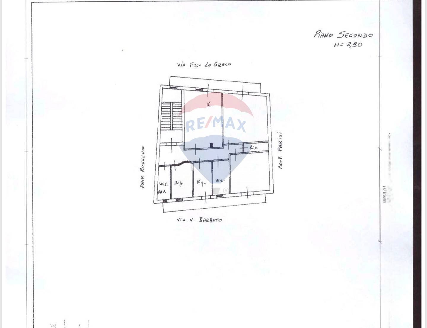 Pianta 2D - Appartamento VIA FRANCESCO LO GRECO
 
43, Belmonte Mezzagno - planimetria 1
