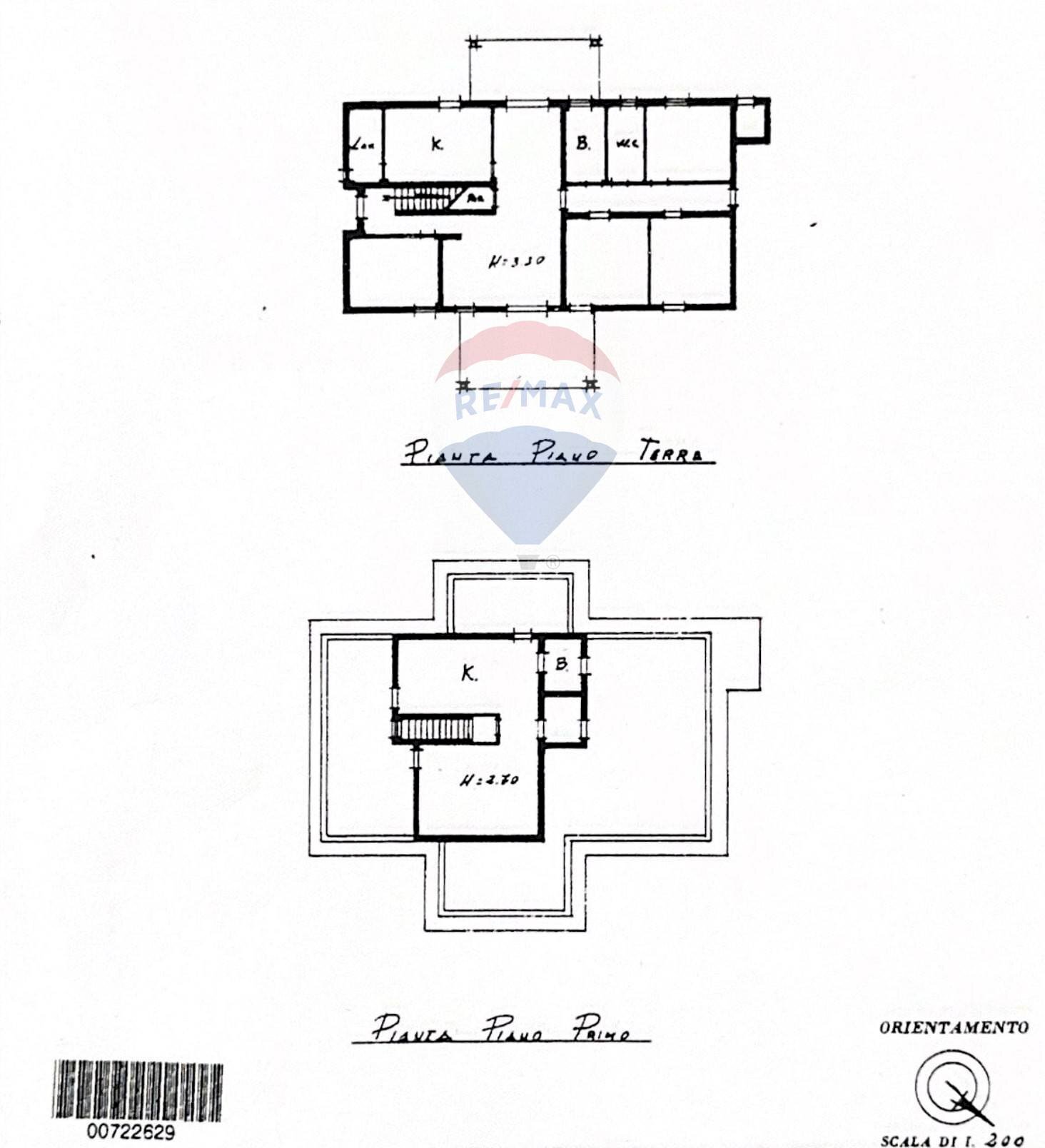 Pianta 2D - Villa C.da Pellegrino, Santa Croce Camerina - planimetria 1