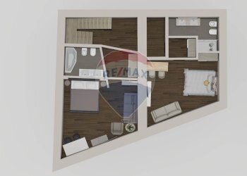 Pianta 3D - Casa indipendente Via SS. Salvatore
 
95-97-99-101, Ragusa - foto 22