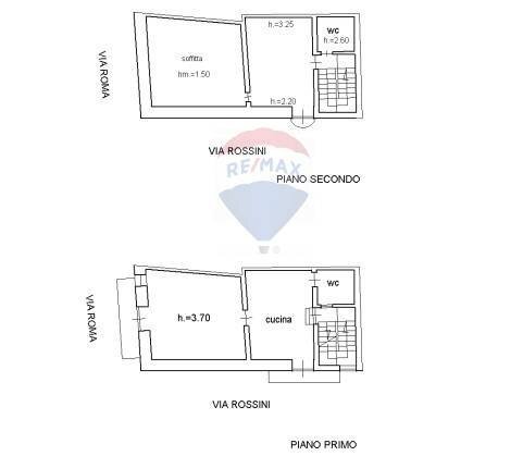 Pianta 2D - Semi-detached house Via Gioacchino Rossini
 
4, Ragusa - floor plans 1