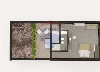 Pianta 3D - Casa indipendente via Fontana
 
116, Modica - foto 11