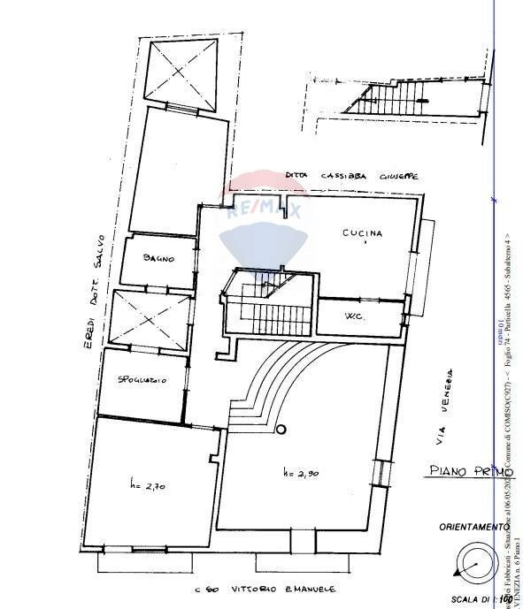 Pianta 2D - Independent house via Venezia
 
6, Comiso - floor plans 1
