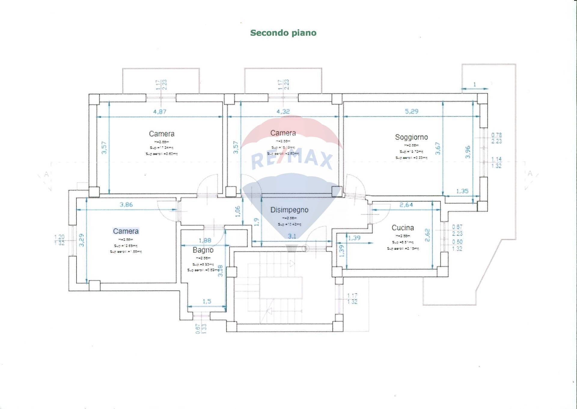 Pianta 2D - Appartamento Via Bocca di Valle
 
131, Guardiagrele - planimetria 1