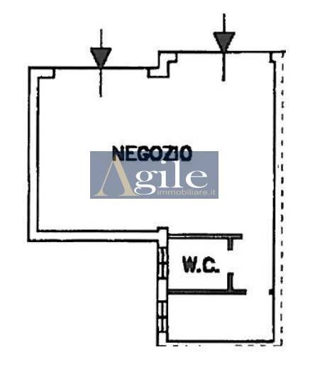 Foto 3 - Attività Commerciale borgo san patrizio, Campofilone - planimetria 1