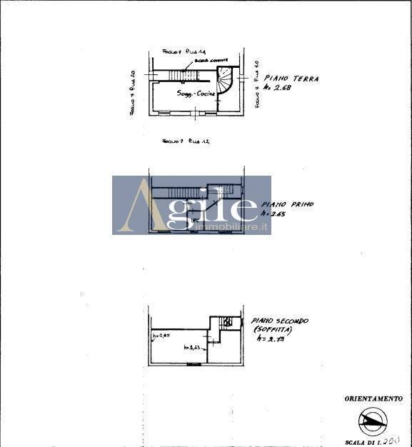 Foto 14 - Casa indipendente VIA CHIARINI, Castel di Lama - planimetria 1