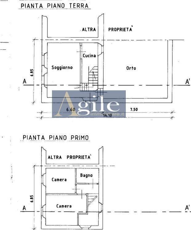 Foto 23 - Independent house via Carlo Griffi, Ascoli Piceno - floor plans 1