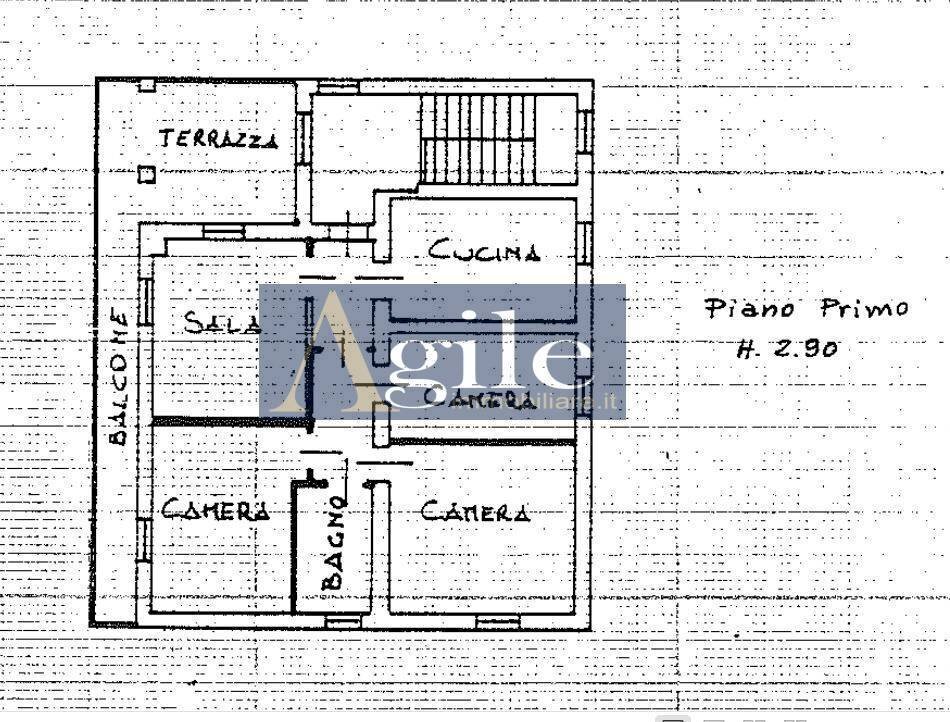Foto 29 - Casa indipendente VIA CHIARINI, Castel di Lama - planimetria 1