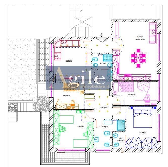 Foto 8 - Apartment via enrico toti, Ascoli Piceno - floor plans 1