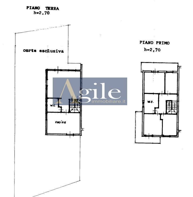 Foto 17 - Villa a Schiera VIA VERONA, Folignano - planimetria 1