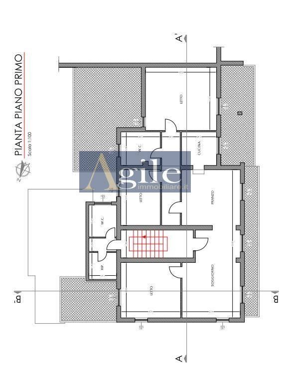 Foto 61 - Casa indipendente via alcide de gasperi, Spinetoli - planimetria 1